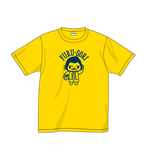 ふるゴリくんTシャツ（黄色）
