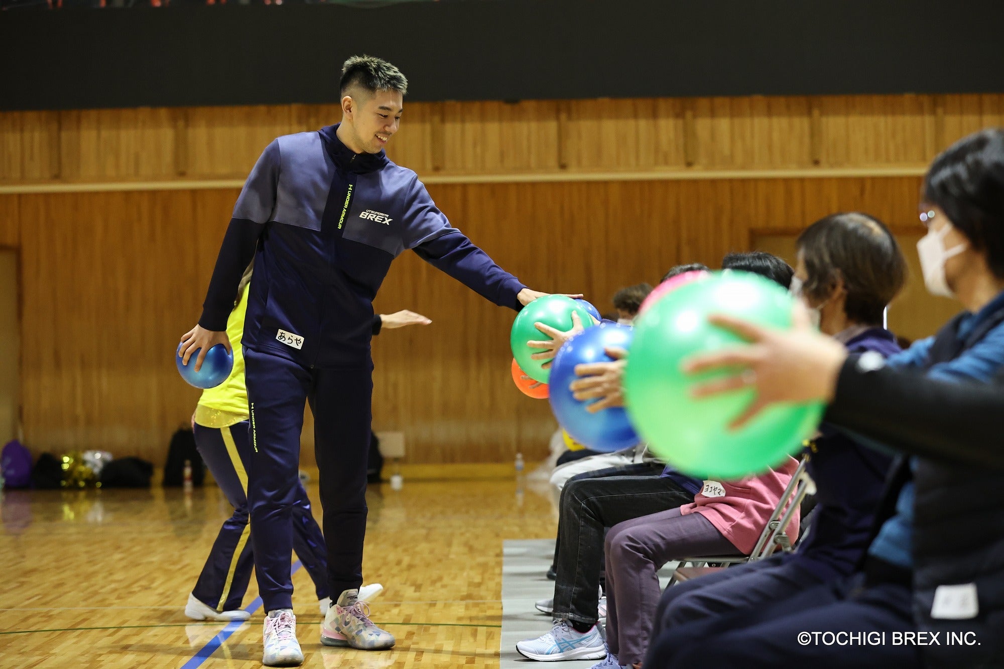 いきいき健康バスケットボール教室