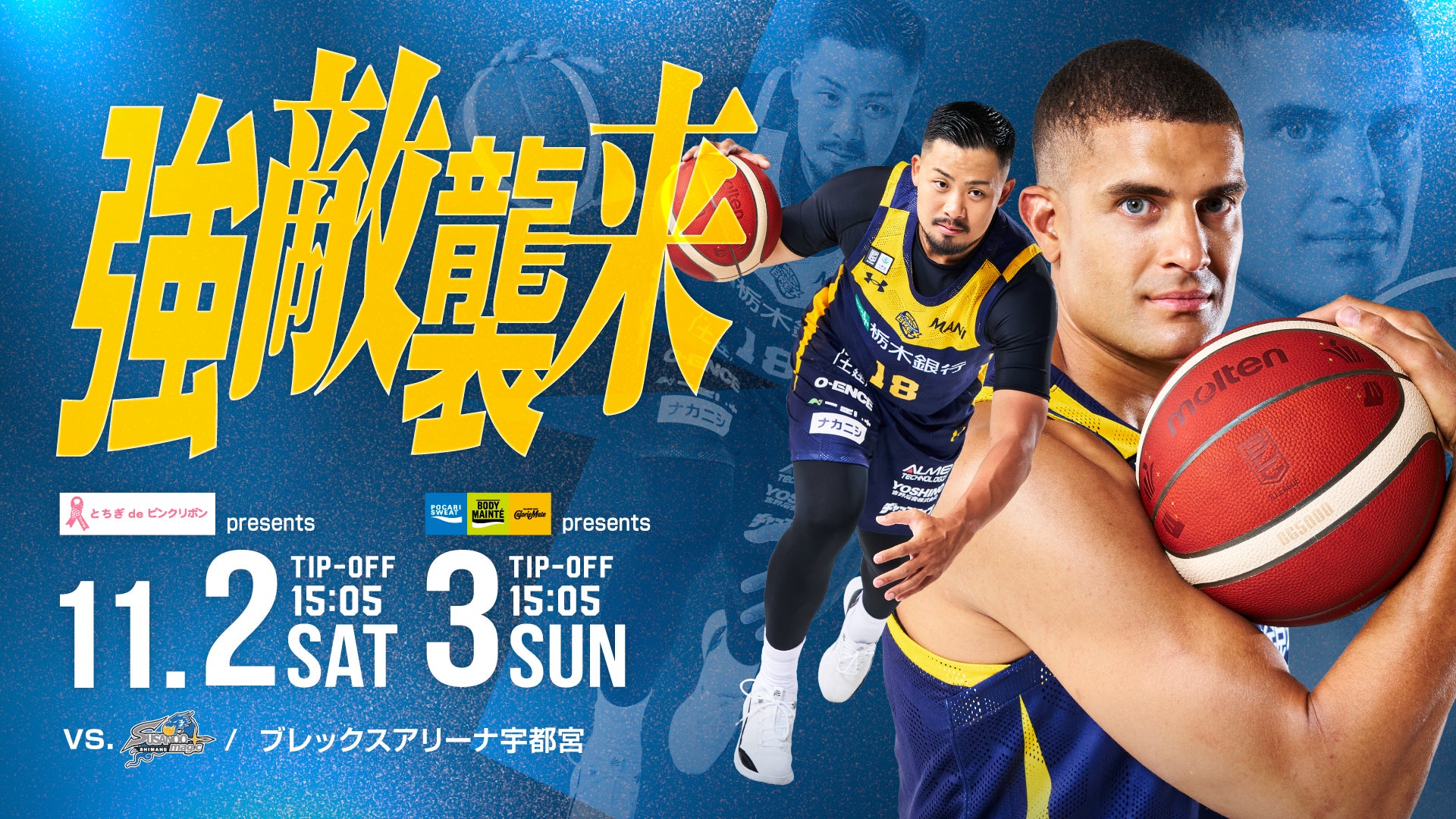 2024年11月3日】宇都宮ブレックス対島根スサノオマジック | B.LEAGUE